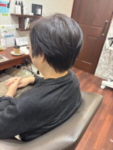 美髪強化トリートメントで、ハリとコシがアップしました。