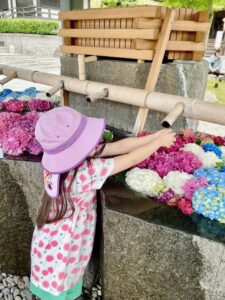 お休みの日は、子供達と公園や自然豊かな場所に出掛けています。